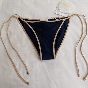 NWT Chloe Mare Donna tie side bikini bottom xs